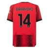 Camiseta de fútbol AC Milan Bakayoko 14 Primera Equipación 23-24 - Hombre